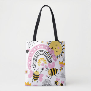 Koningin BIJEN Schattig BFF, Baby Meisje, Meisjesa Tote Bag