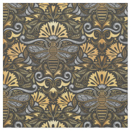 Koningin bijen tuin / borduurwerk passementerie st stof