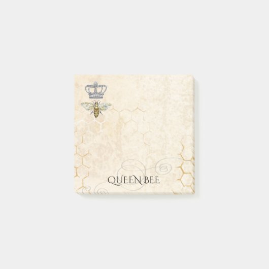  koningin-bijenhoningraat post-it® notes (Voorkant)