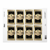  koningin bijenkoningin honingpot etiket (Full Sheet)