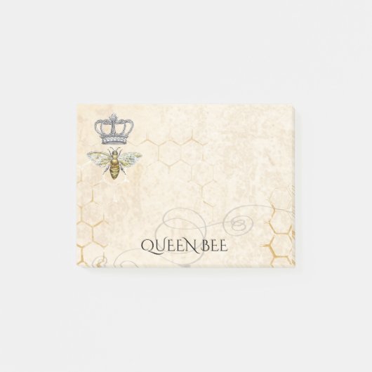 koningin-bijenkop-honingbijen post-it® notes (Voorkant)