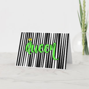 Koningin Birthday Card (StandaardGrootte) Kaart