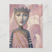 koningin briefkaart (Voorkant)