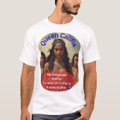 Koningin Califia Heren Basic T-Shirt (Voorkant)