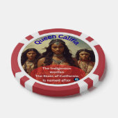 Koningin Califia Poker Chips (Enkel)