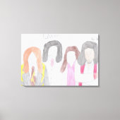 koningin canvas afdruk (Voorkant)