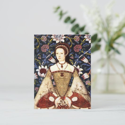 Koningin Catherine Parr - Portret Briefkaart (Staand voorkant)