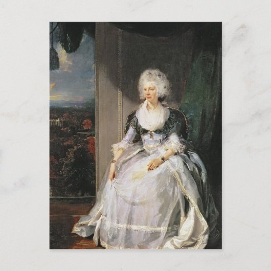 Koningin Charlotte, 1789-90, echtgenote van George Briefkaart (Voorkant)