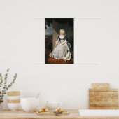 Koningin Charlotte, 1789-90, echtgenote van George Poster (Keuken)