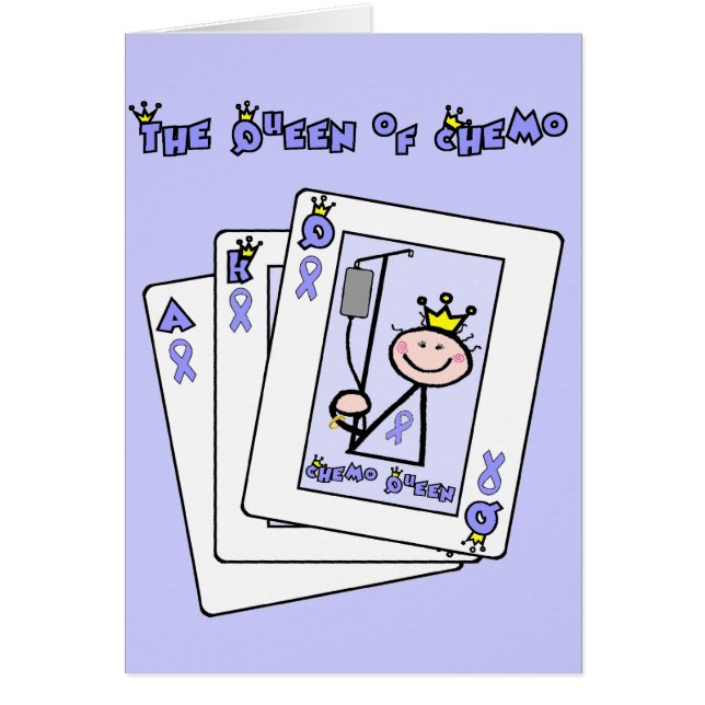 Koningin Chemo - Lavender Ribbon General Cancer (Voorkant)