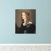 Koningin Christina van Zweden 1652 Canvas Afdruk (Insitu (Houten vloer))