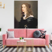 Koningin Christina van Zweden 1652 Canvas Afdruk (Insitu (Woonkamer))