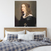 Koningin Christina van Zweden 1652 Canvas Afdruk (Insitu (Slaapkamer))