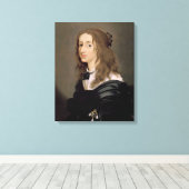Koningin Christina van Zweden 1652 Canvas Afdruk (Insitu (Houten vloer))