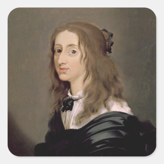 Koningin Christina van Zweden 1652 Vierkante Sticker (Voorkant)
