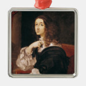 Koningin Christina van Zweden Metalen Ornament (Voorkant)