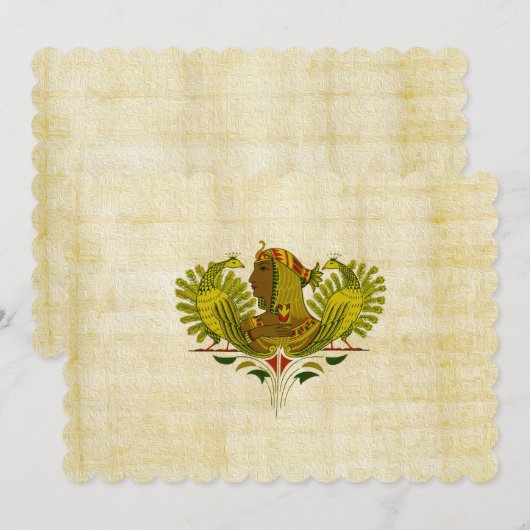 koningin Cleopatra Kaart (Voorkant / Achterkant)