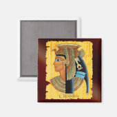 Koningin-"Cleopatra" oude Egyptische kunstnetten Magneet (Voorkant / Achterkant)