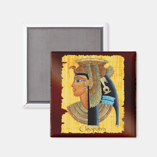 Koningin-"Cleopatra" oude Egyptische kunstnetten Magneet (Voorkant / Achterkant)