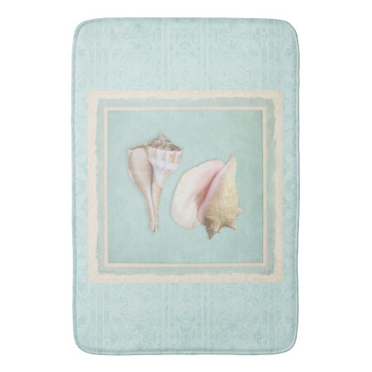 koningin Conch Lightning Welk Seashells Shells Bea Badmat (Voorkant Verticaal)
