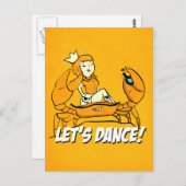 Koningin Crab Reggae Girl Briefkaart (Voorkant / Achterkant)