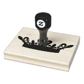 Koningin Crown Silhouette, 4 x 5 inch Rubber Stamp Rubberstempel (Stempel)