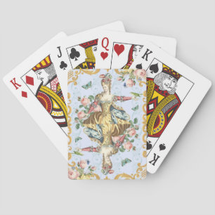  koningin / damdame floral feminine play cards pokerkaarten