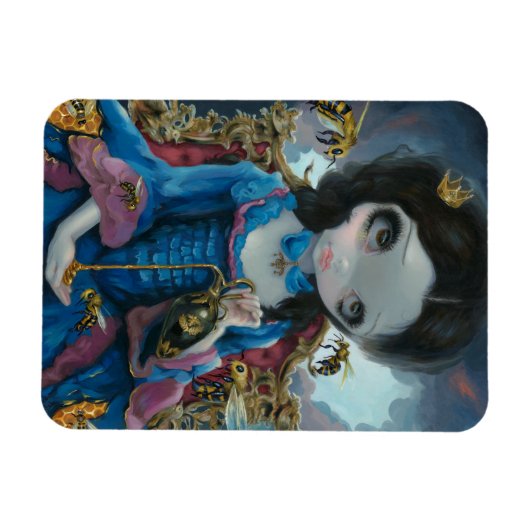 "Koningin der Bijen" Flex Magnet Magneet (Horizontaal)