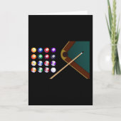 Koningin der Billiards Pool Kaart (Voorkant)