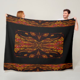 Koningin der Butterflies 20 Fleece Deken