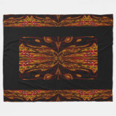 Koningin der Butterflies 20 Fleece Deken (Voorkant (Horizontaal))