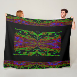 Koningin der Butterflies 27 Fleece Deken