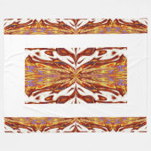 Koningin der Butterflies 29 Fleece Deken (Voorkant (Horizontaal))