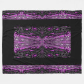Koningin der Butterflies 36 Fleece Deken (Voorkant (Horizontaal))