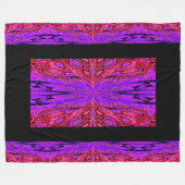 Koningin der Butterflies 38 Fleece Deken (Voorkant (Horizontaal))