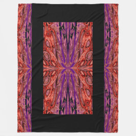 Koningin der Butterflies 39 Fleece Deken