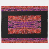 Koningin der Butterflies 39 Fleece Deken (Voorkant (Horizontaal))