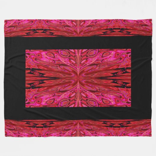 Koningin der Butterflies 41 Fleece Deken (Voorkant (Horizontaal))