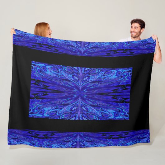 Koningin der Butterflies 42 Fleece Deken (In situ)