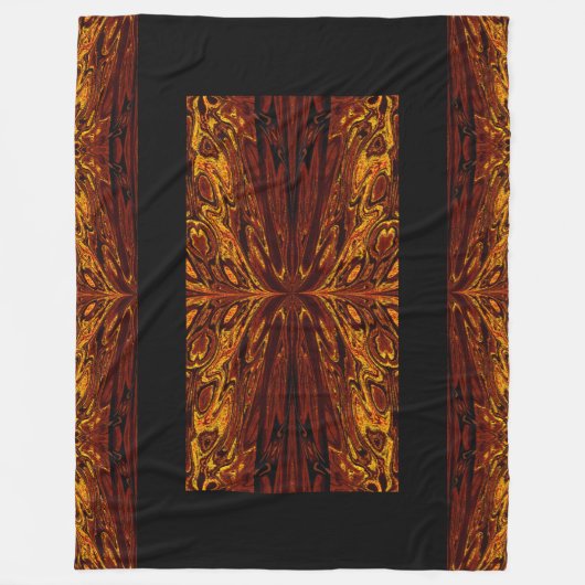 Koningin der Butterflies 43 Fleece Deken (Voorkant)