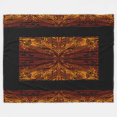 Koningin der Butterflies 43 Fleece Deken (Voorkant (Horizontaal))