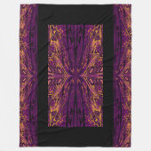 Koningin der Butterflies 47 Fleece Deken (Voorkant)