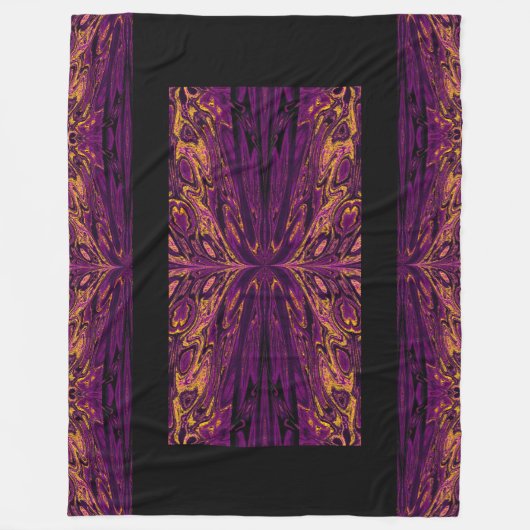 Koningin der Butterflies 47 Fleece Deken (Voorkant)