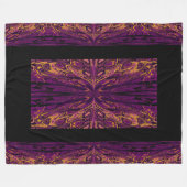 Koningin der Butterflies 47 Fleece Deken (Voorkant (Horizontaal))