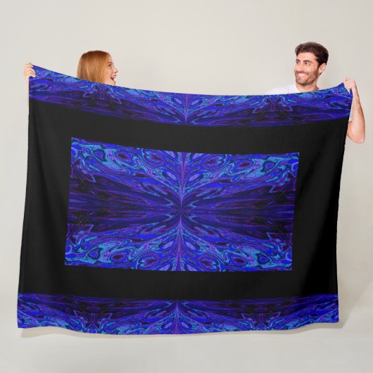 Koningin der Butterflies 51 Fleece Deken (In situ)