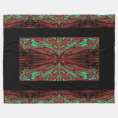 Koningin der Butterflies 54 Fleece Deken (Voorkant (Horizontaal))