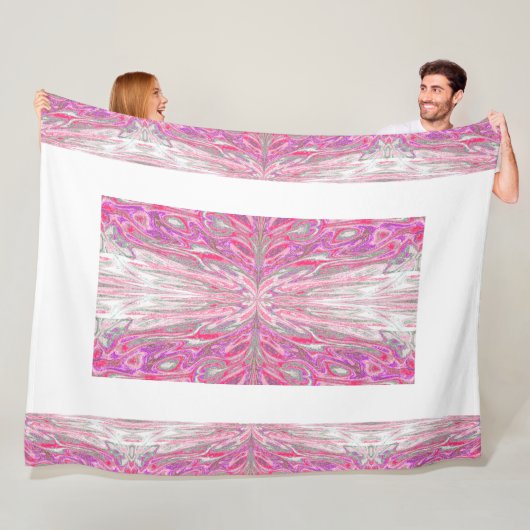 Koningin der Butterflies 57 Fleece Deken (In situ)