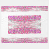 Koningin der Butterflies 57 Fleece Deken (Voorkant (Horizontaal))