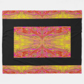 Koningin der Butterflies 58 Fleece Deken (Voorkant (Horizontaal))