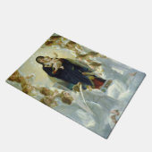 Koningin der Engelen (door Bouguereau) Deurmat (Schuin)